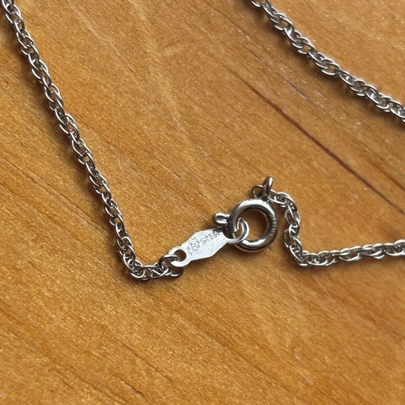 Silver-Tone Sacred Heart Jesus Pendant Necklace - Women's Religious Jewelry - Picture 4 of 4